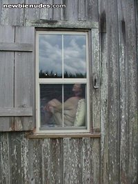 Wife in the window!