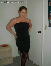 My sassy black dress...