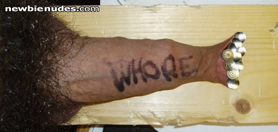 10 drawing pins thru my foreskin