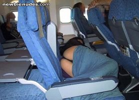 sleeping in plane ;-))