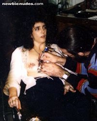 More of ANGEL being tattooed-about 20 years ago. How do you like??