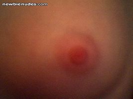 A close up study of my nipple!