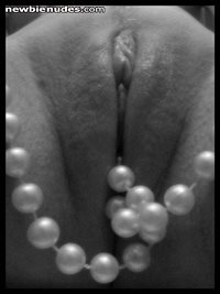 Extreme pearls /b&w