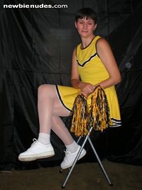 My HS cheer leading days. I found in packed away.  Tell me if you like it.