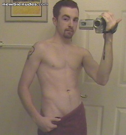 After a shower.

YIM = AZPunisherX