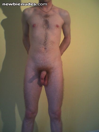 Me in my boxers, no wait, they fell off...