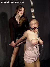 blond wife never expected this to happen when hubby talked her into a lesbo...