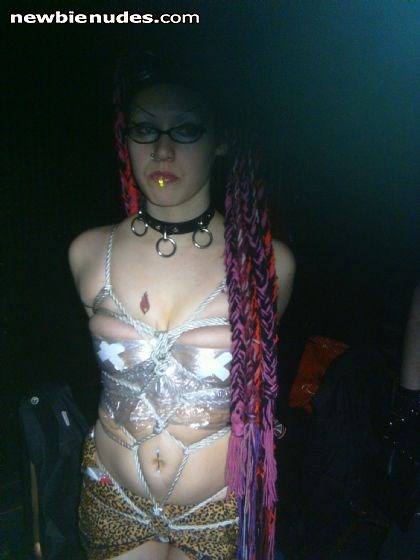 siran wrap for cyber-fetish party