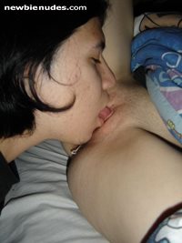 i love that pussy of hers it so soft and tasty so this is me licking her pu...