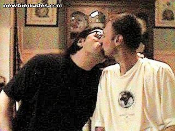 Me and a boy kissing