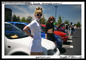 These were taken at a local VW car show. I am dressed up as Helga, the naug...
