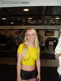 Older pics from a carshow where I was bodypainted.