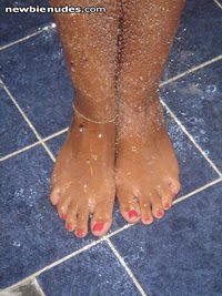 wet feet..