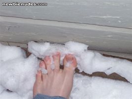 Cold toes in the white stuff