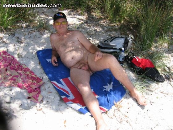 REAL people having a day at the beach.