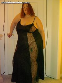 My new black gown...you like?