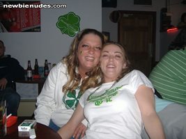 im on the right..my friend and i on st pattys day!!!