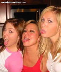 Me and the girls...don't I have the best tongue
