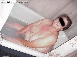 Wife having a little fun in the tub