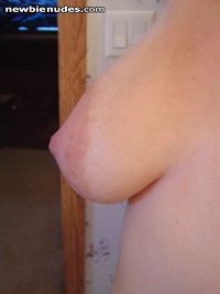 Side profile of my boob!