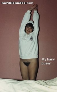 young pussy....hairy as well  my mates wife!