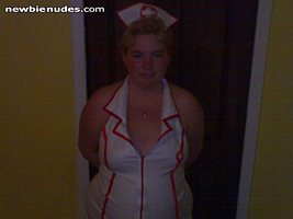 me in my  head nurse out fit
