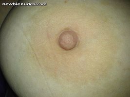 A real close up of my nipple, wanna make it hard?