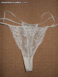 sexy white thong