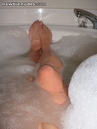 A nice hot, relaxing bath...