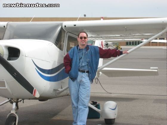 Returning from a flight over the Grand Canyon.