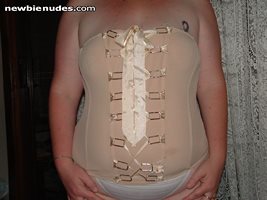my nude colour corset