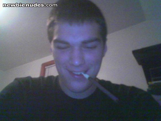 me, i look silly with that black and mild in my mouth