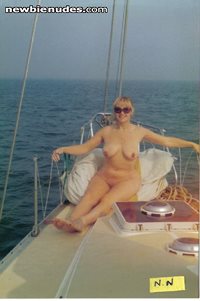 sailing with 3 men a girl who is nude for the whole trip needs to rest at t...