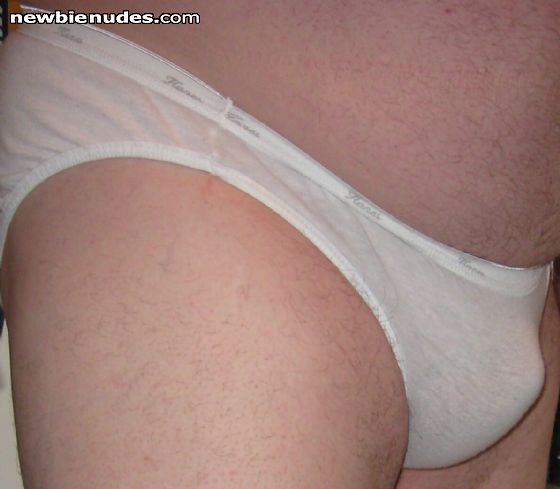 Me in my panties - side view