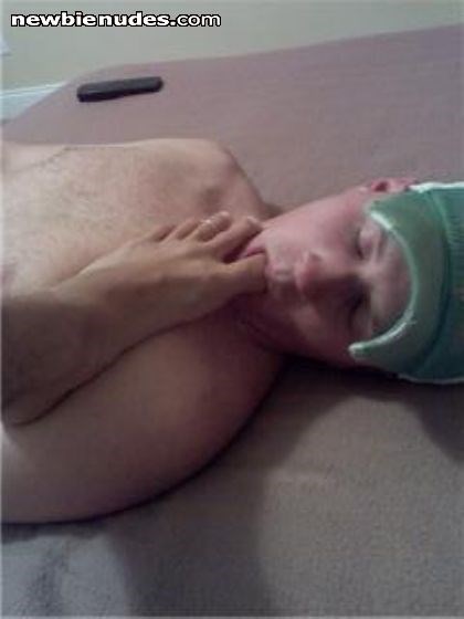 David sucking my toes