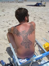 Phoenix tat on back