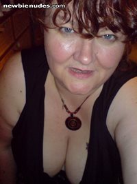 a view of my wife's ample cleavage - comments and pm please