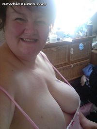 my wife's big tits almost falling out of her pink top - comments and pm ple...