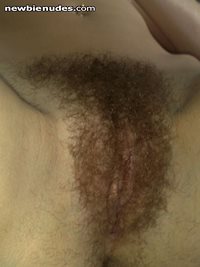 please rate my hairy pussy!! taken just now for all you hairy lovers :) com...