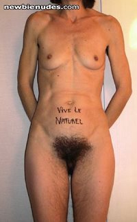 A tribute to all other natural ladies around here. Vive le naturel