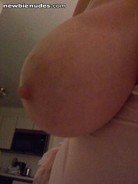 Close up of my wife's gorgeous boob while she's riding my cock - sorry for ...