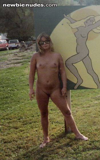 nudist resort parking lot