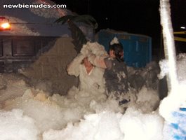 Fun at a foam party