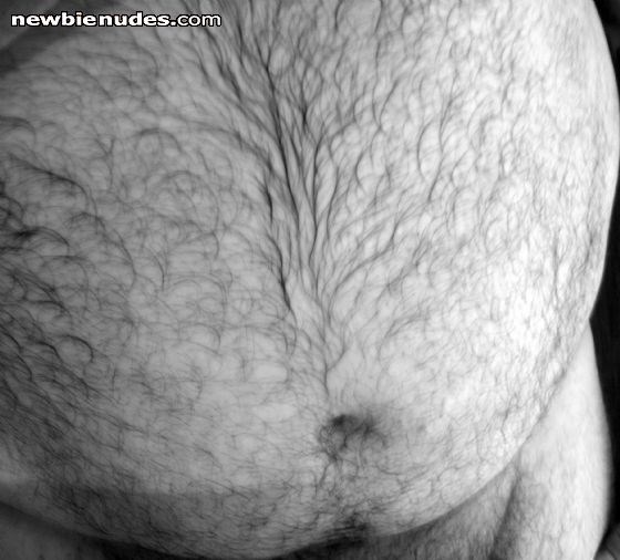 Just my fat belly after a shower.