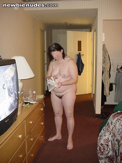 My wife caught by surprise