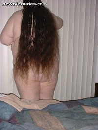 Do you like long hair and a great ass. I do, and I get to see it all every ...