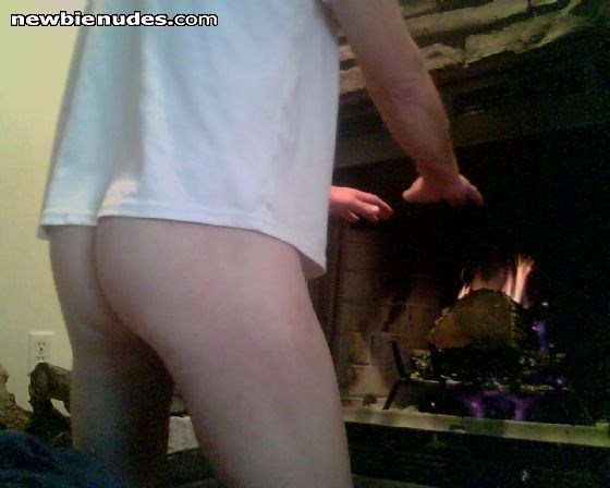 was freezing my ass off.........