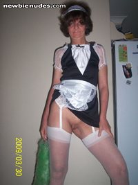 my newest outfit french maid lol