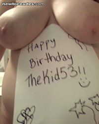 Happy birthday TheKid53!! :)