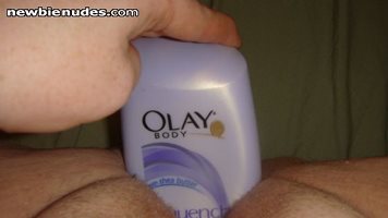 i was short on regular lube.... but a whore'll do what a whore's gotta do.